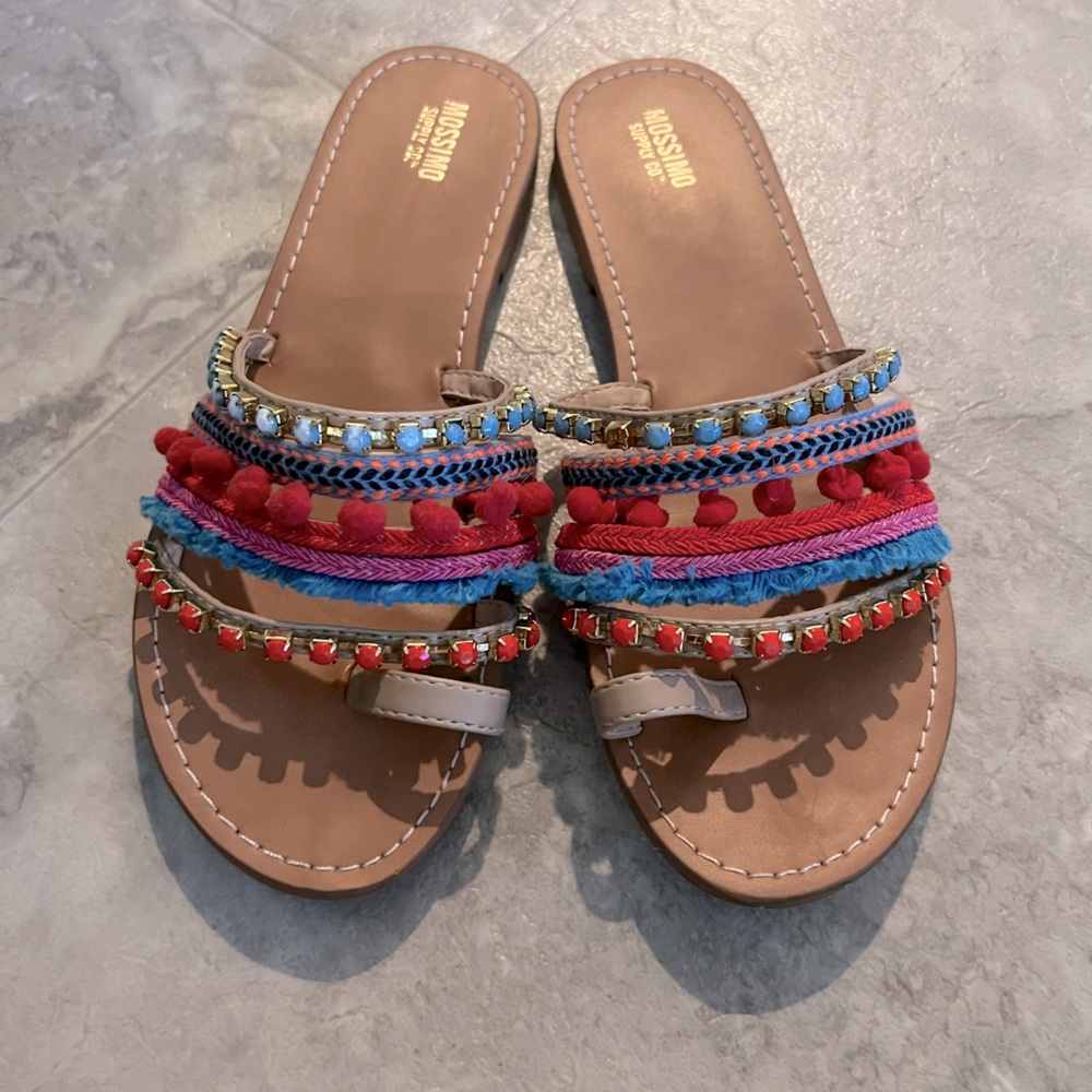 Mossimo multi color strap sandals. Size 7.5